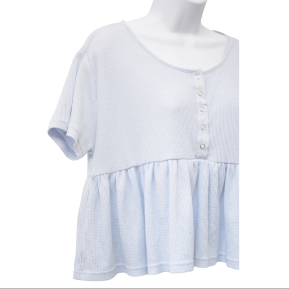 Waffle Knit Peplum - Picture 7 of 10